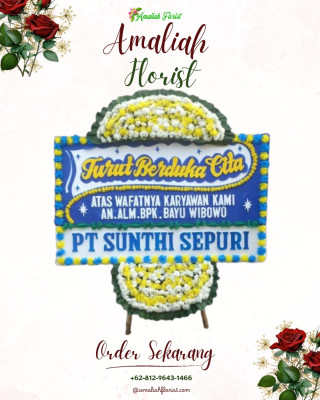 Papan Bunga Duka di Tanjungjaya