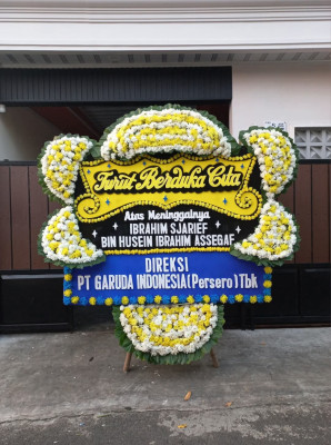Papan Bunga Duka di Tanjungjaya